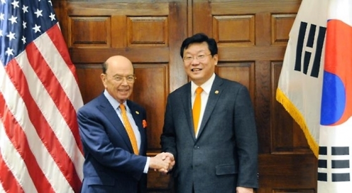 Korea's trade minister meets with US counterpart