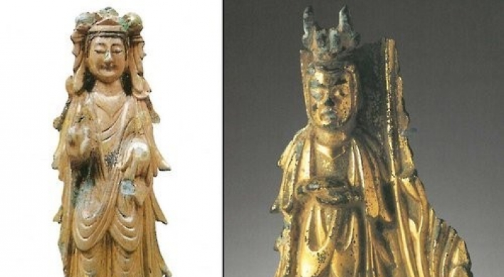 Ancient Buddhist statue found in Buyeo