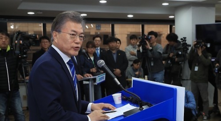 Moon dominates most regions in poll