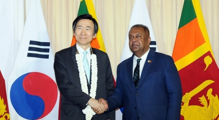 S. Korean, Sri Lankan top diplomats agree to cooperation in pressuring N. Korea