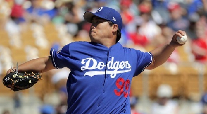 With solid spring outing, Dodgers' Ryu Hyun-jin on course for rotation return