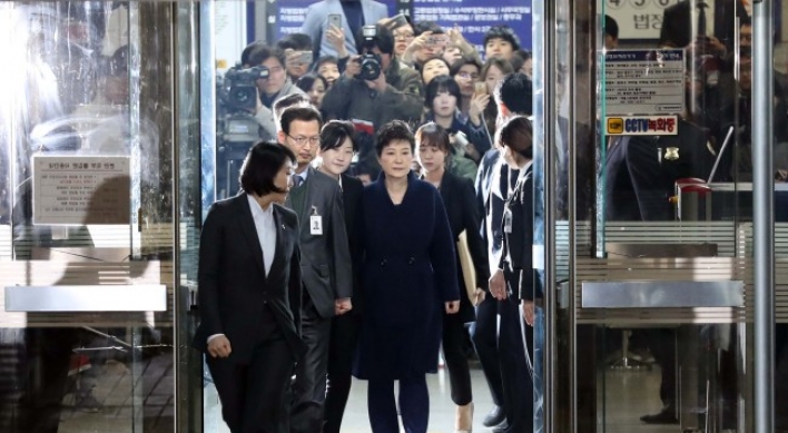 Park awaits court's decision on her arrest