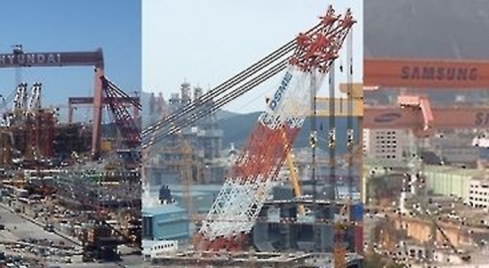 Korean shipyards trail Chinese rivals in Q1 new orders
