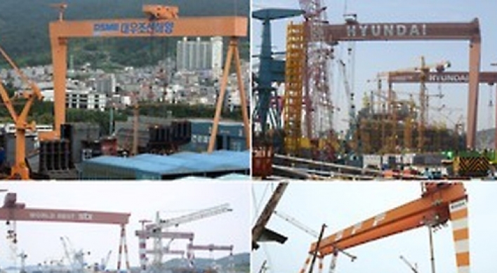 Major shipyards' ratings cut on falling new orders, dim outlook