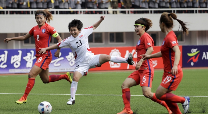 S. Korea plays to 1-1 draw with N. Korea in historic women’s soccer showdown in Pyongyang