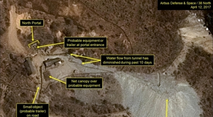 N. Korea continues activity at its nuke test site: satellite photo