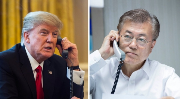Moon Jae-in, Trump renew vows on Korea-US ties