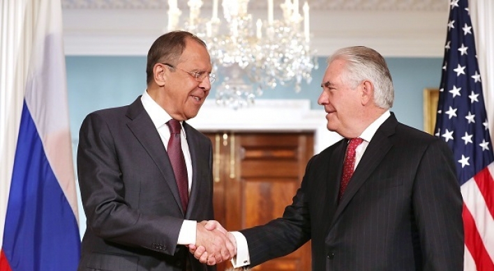 Russia's Lavrov meets Tillerson ahead of Trump talks