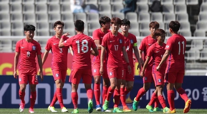 Korea play to 2-2 draw with Senegal in final tune-up for U-20 World Cup