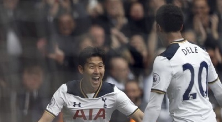 Tottenham's Son Heung-min named top Premier Leaguer for April