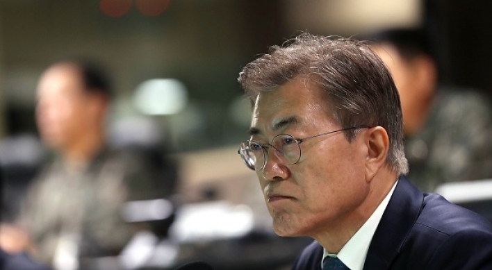 Moon calls N. Korean missile launch serious threat to peace