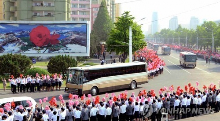 N. Korea celebrates Hwasong-12 missile launch