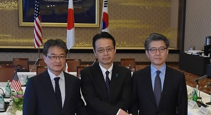 S. Korea, US, Japan's nuke envoys condemn N. Korea's recent missile launch