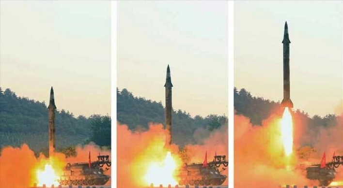 NK’s successful new ballistic missile test poses threat to US aircraft carrier