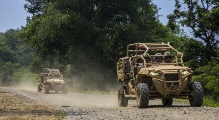 US Marine brings light, off-road vehicles to Korea for joint drill