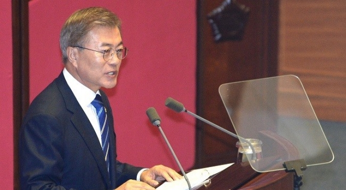 Moon says N. Korean denuclearization matter of survival for S. Korea