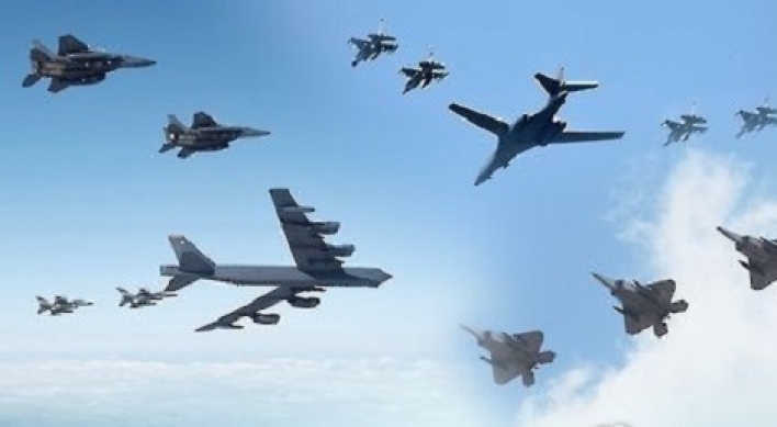 Two B-1B bombers to train over Korea