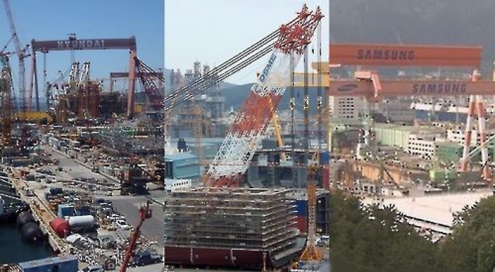 Korea's 3 leading shipyards stay at top of global order backlog ranking