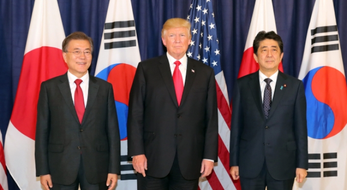 Korea, US, Japan call for stronger sanctions on N. Korea