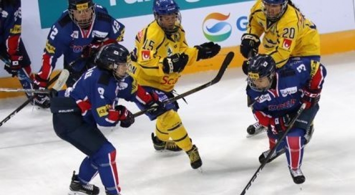 Korea falls to Sweden in women's hockey friendly