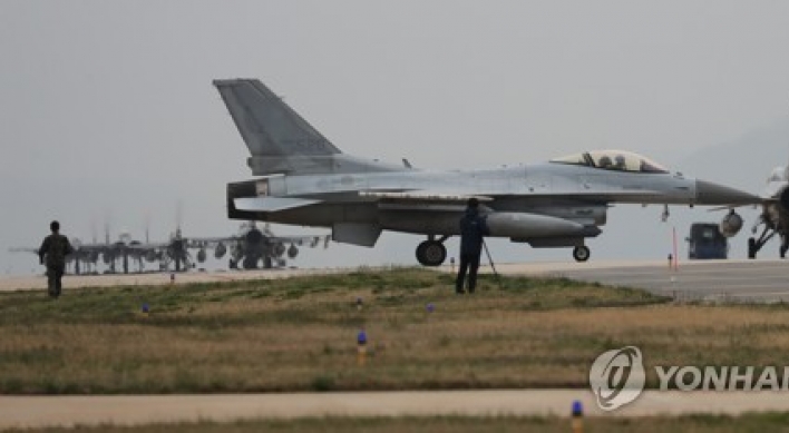 12 US F-16 fighters due in Korea for rotation