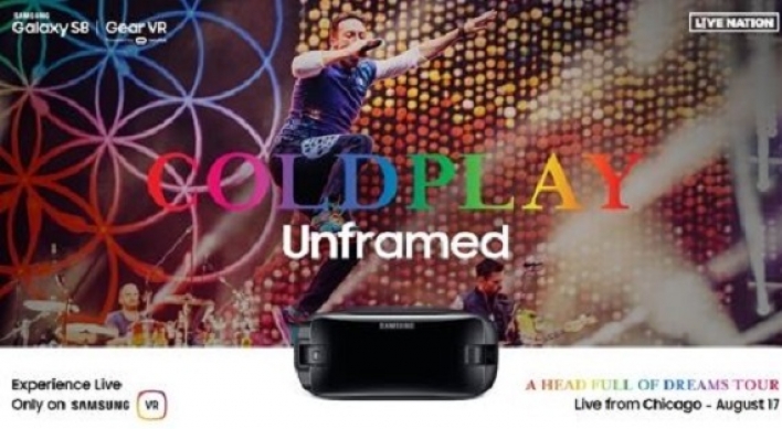 Samsung to live-stream concert of Coldplay via VR device