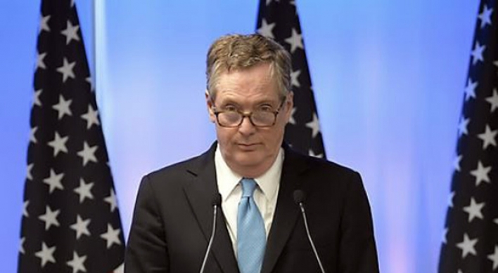 US trade representative heralds renegotiation of Korea trade deal