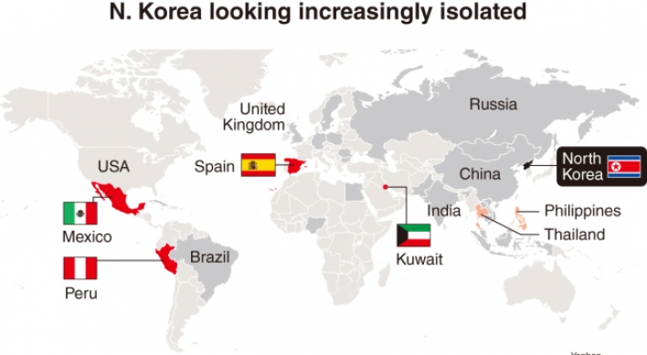 More countries sever ties with North Korea