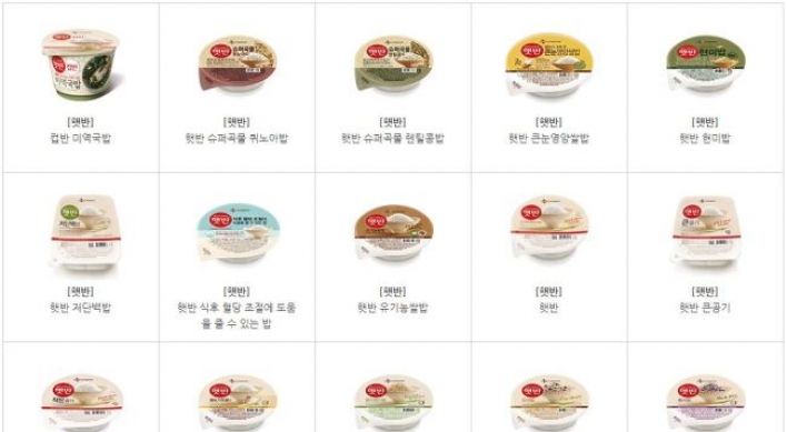 Popularity of instant rice products grows in S. Korea: report