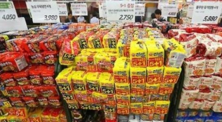 Export of ramyun, beer, dried laver to China surge despite THAAD row