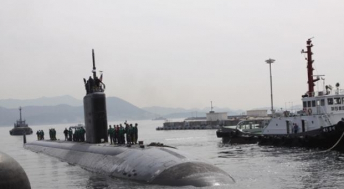 US nuclear sub in Korea: US military