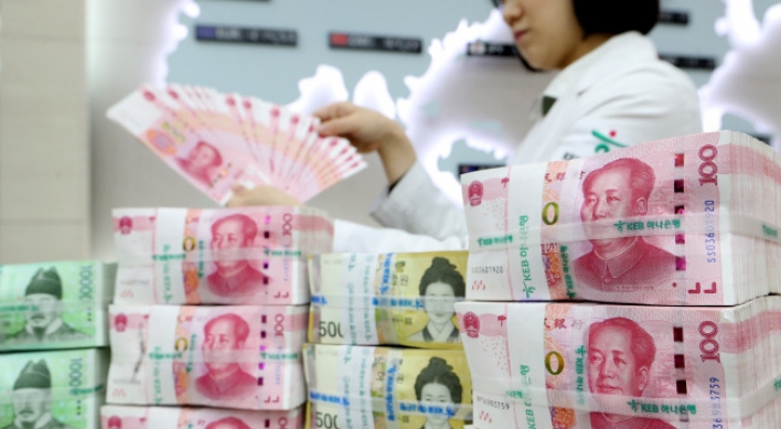 Korea, China renew currency swap deal worth W64tr