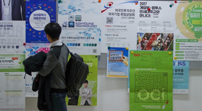 Korea’s unemployment rate falls to 3.4 percent last month