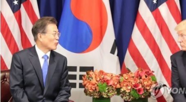 Moon's approval rating reaches 2-month high ahead of US summit