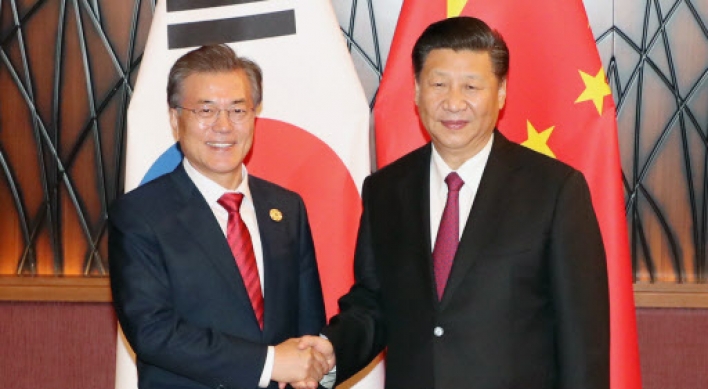 Leaders of S. Korea, China mend ties, reaffirm efforts to denuclearize N. Korea