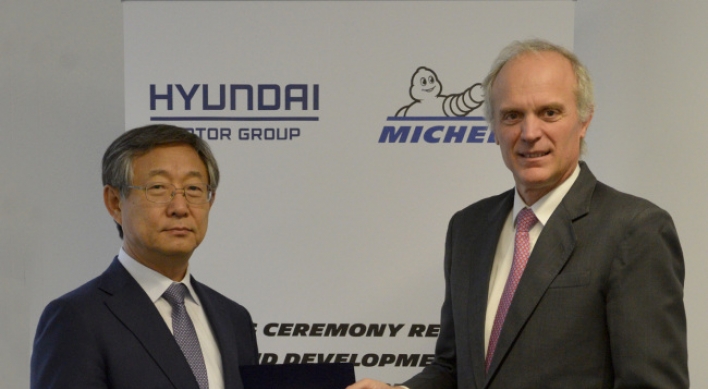 Hyundai Motor signs agreement with Michelin for EV tires