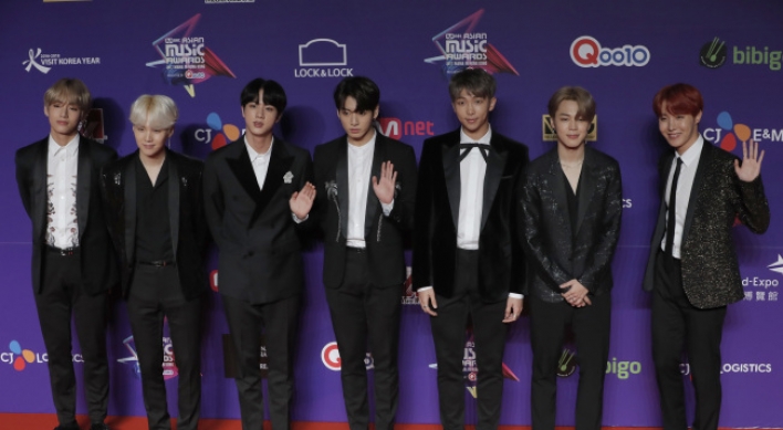 BTS wins Artist of the Year at MAMA for second year