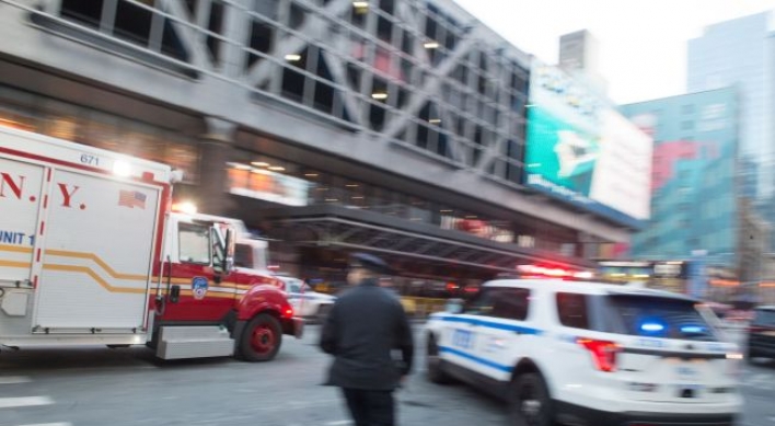 Pipe bomb strapped to man explodes in NYC subway, injuring 4