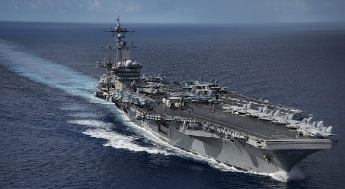 USS Carl Vinson on its way to Western Pacific