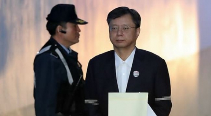 Prosecutors seek 8 years in prison for ex-Park aide Woo
