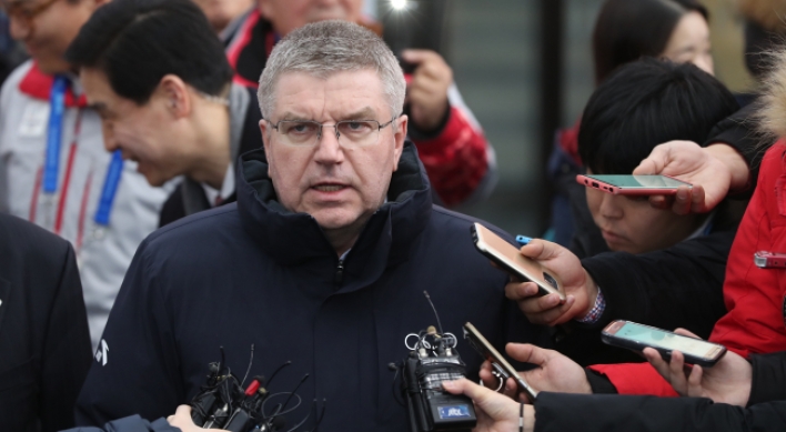 IOC President Bach defends decision to ban Russian athletes