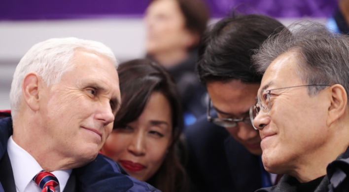 Pence says he and his 'friend' Moon reaffirmed commitment against NK nukes