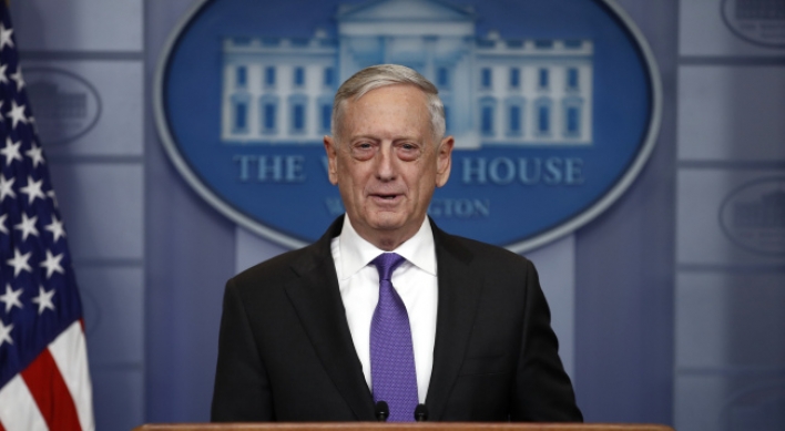 Mattis: Too early to judge inter-Korean talks