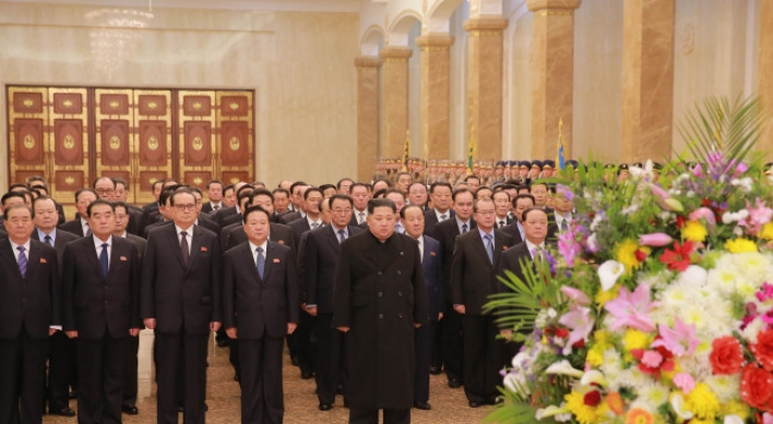 Kim Jong-un visits mausoleum of late leader to mark birthday