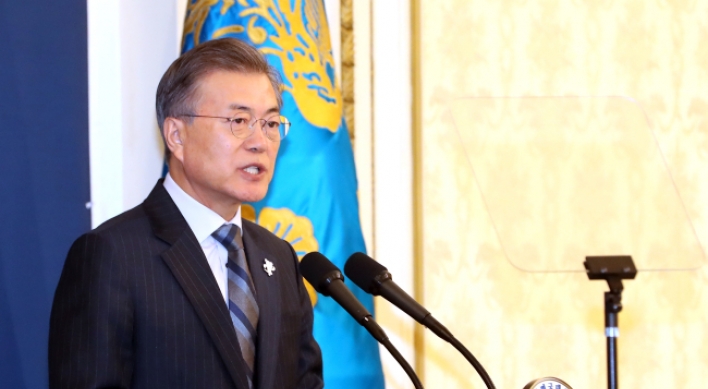 Moon calls for people-oriented revision of Constitution