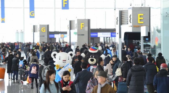 Number of visitors to Korea continues to slide in February despite Olympics