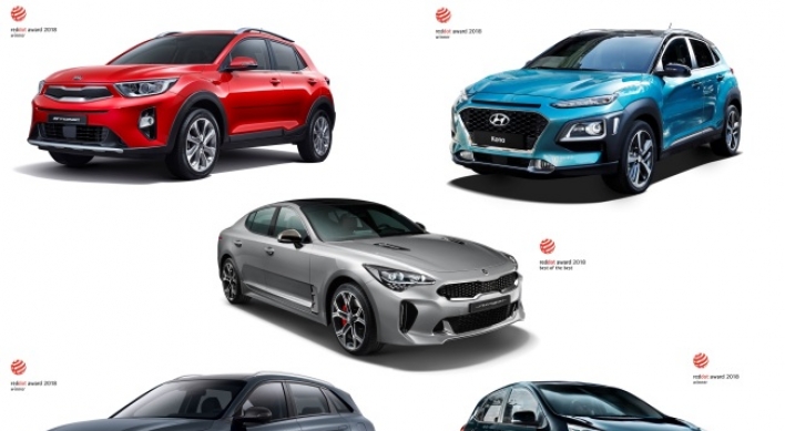 Hyundai, Kia nab 6 prizes at Red Dot Design Award