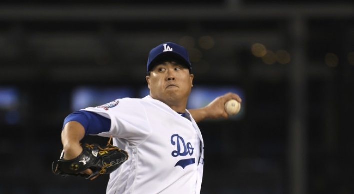 Dodgers' Ryu Hyun-jin wins 2nd consecutive start