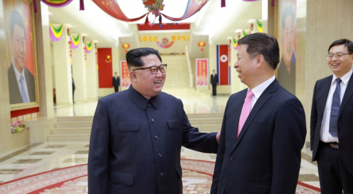 NK leader meets Chinese official again, discusses improving ties