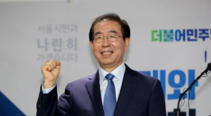 [Breaking] Park Won-soon wins party candidacy to rerun for Seoul mayor